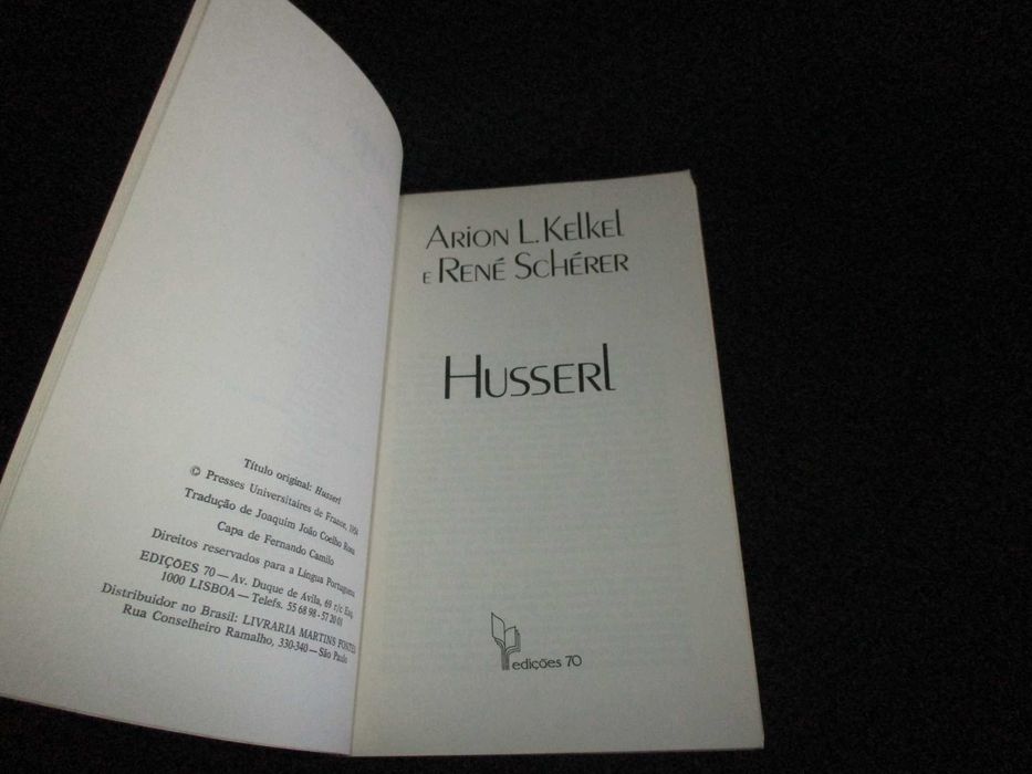 Livro Husserl Biblioteca Básica de Filosofia