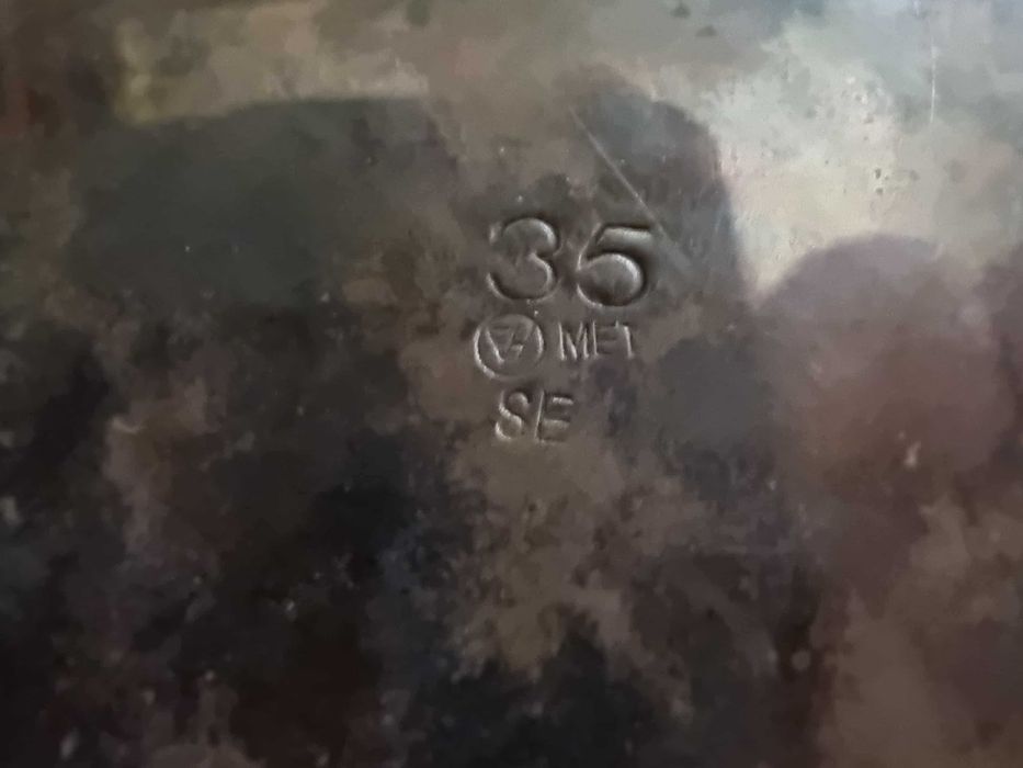 Posrebrzana cukiernica "Fragetka" Hefra PRL