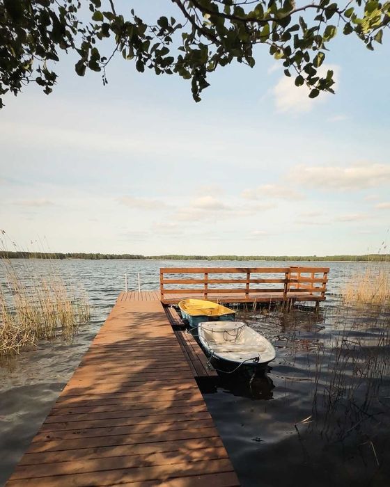 Widokówka Leleszki - Mazury | Duży dom nad jeziorem | max. 17 osób | sauna, balia, kominek, pomost, łódka | Sylwester, Święta, Wakacje, Ferie, Ślub