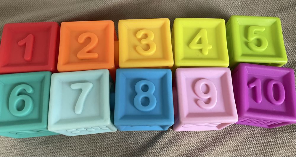 Gumowe Klocuszki Bam Bam 10Szt