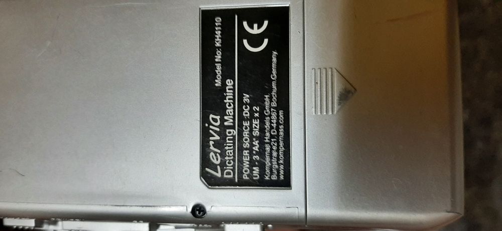 Gravador micro cassetes com micro