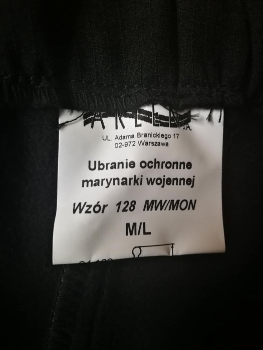 Ubranie ochronne Marynarki Wojennej Wzór 128 MW/MON, rozmiar M/L