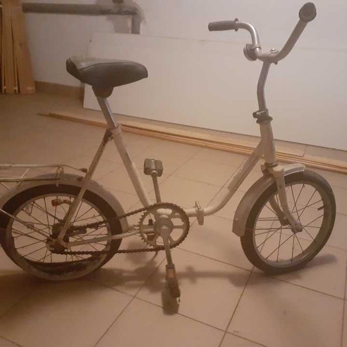 Rower składak biały dziecięcy