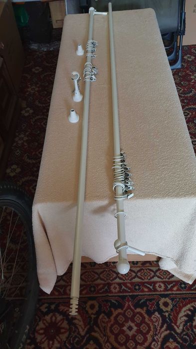 Metalowy karnisz, pojedynczy - 280 cm