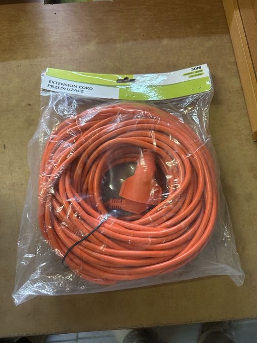 Przedłużacz ogrodowy nowy 30m