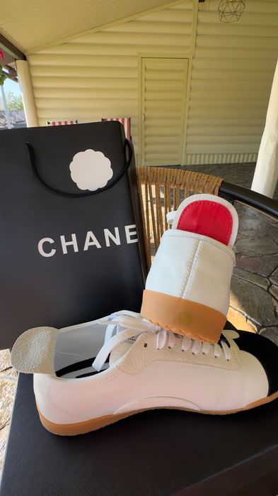 Кросівки Chanel Люкс якість, Натуральна шкіра на 24 см