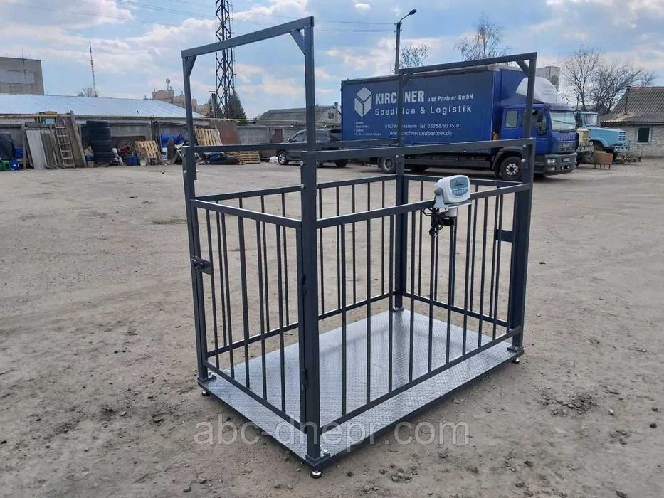 Весы для животных платформенные, ваги для тварин, терези платформні