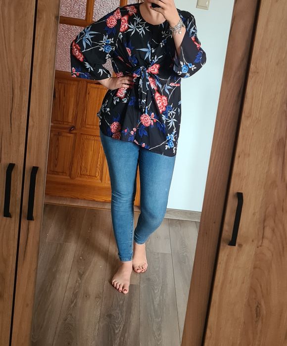 Piękna nowa bluzka bluzeczka kryjąca brzuszek duży rozmiar plus size