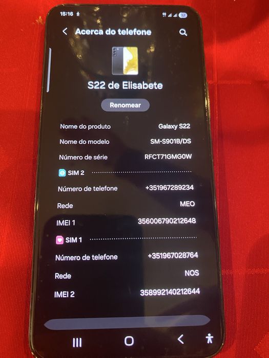 SAMSUNG S22 dual sim 256Gb