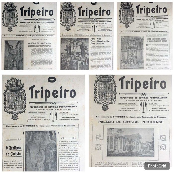 Um pouco da história do Porto. O TRIPEIRO. Ano completo de 1927