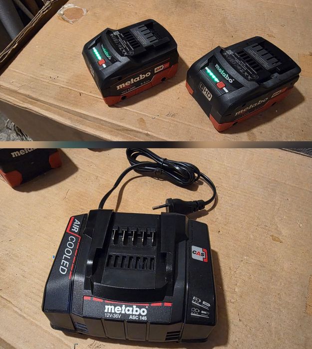 Аккумулятор Metabo 2 шт 5,5Ah + высокоскорост зарядное Metabo ASC 145