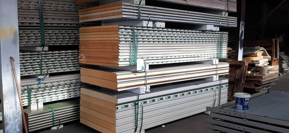 Płyta obornicka PIR, 2x blacha NOWA II gatunek outlet import Holandia