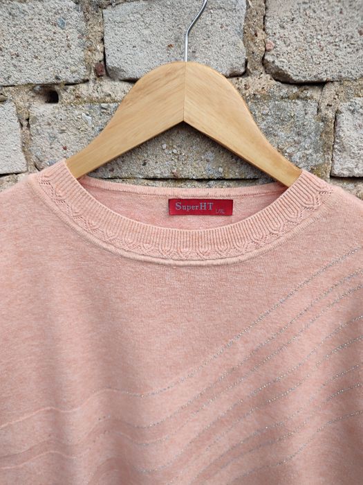 Sweter damski łososiowy