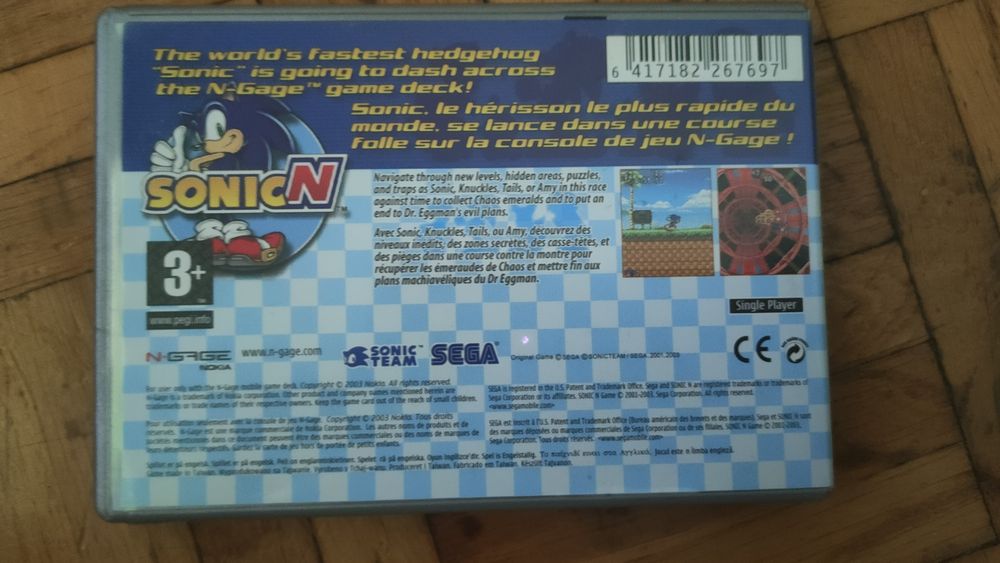 Gra Sonic N Nokia N Gage (NOWA) NGage