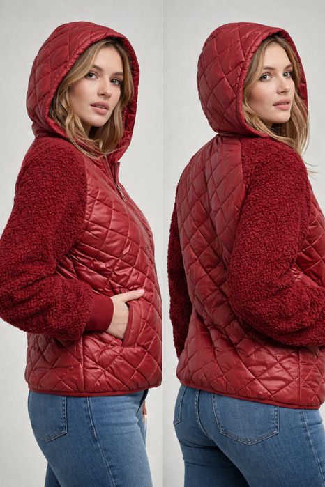 ефектна куртка тедді