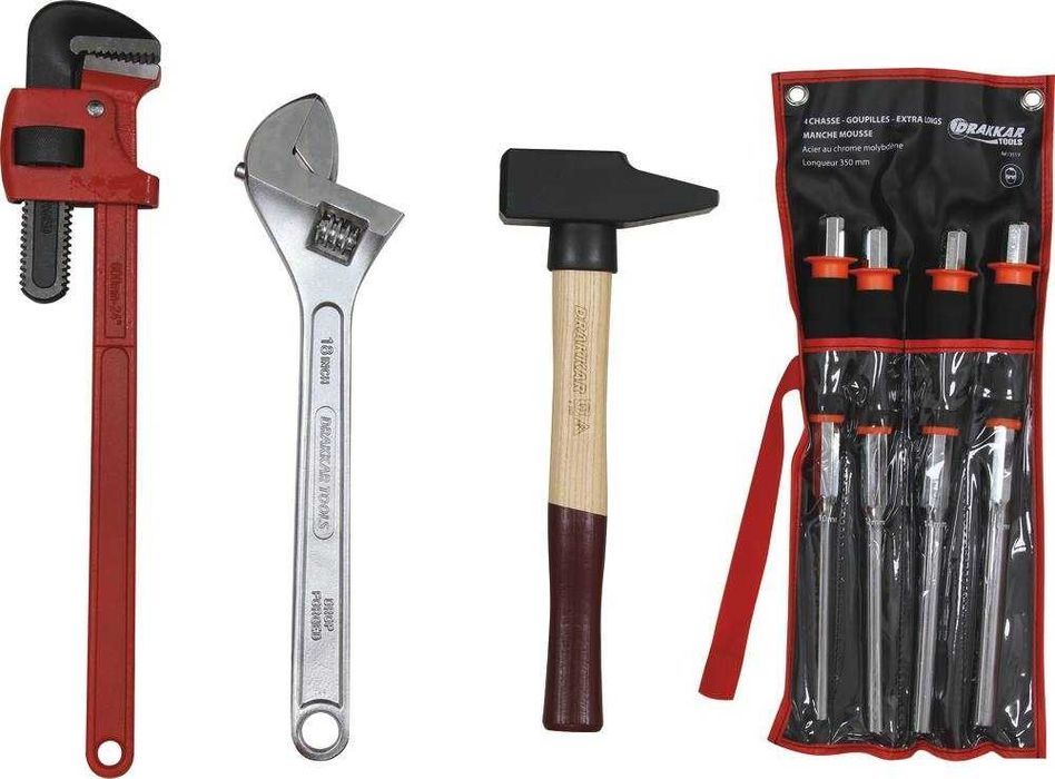 CARRINHO DE OFICINA DRAKKAR 7 GAVETAS COM 2 PORTAS LATERAIS E 107 FERRAMENTAS LL29