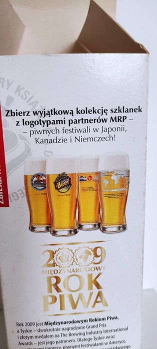 2x pokale do piwa Tyskie
