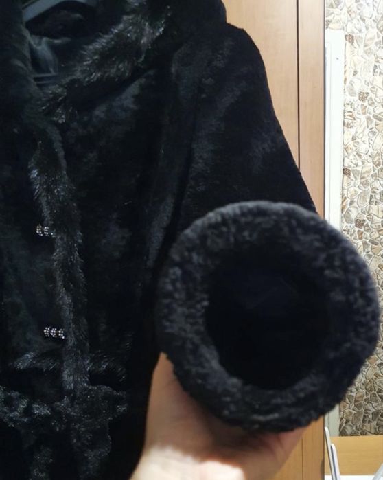 Натуральная шубка-мутон