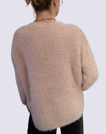 Пудровый бежевый свитер джемпер женский от primark 46-50