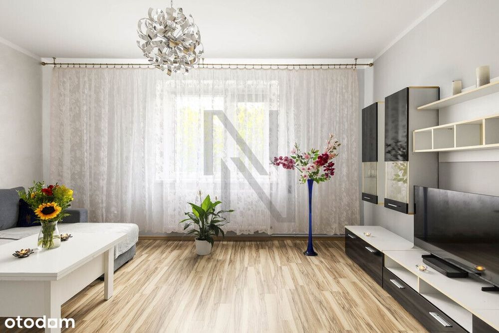 Rezerwacja/ 67m2 / 3 pokoje + 2 ogródki 150m2 /