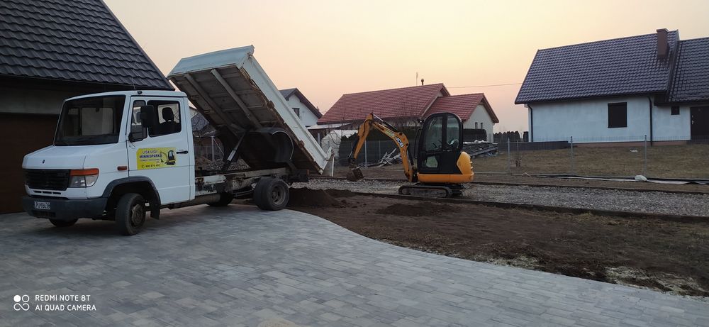 Usługi minikoparką Kurów, Nałęczów, Puławy