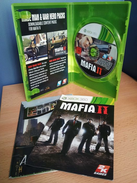 Mafia II Xbox 360 angielska komplet z mapa