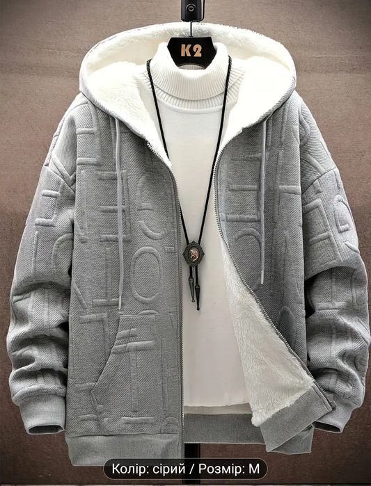 Чоловічий светр м'який штучне хутро  M - L - XL