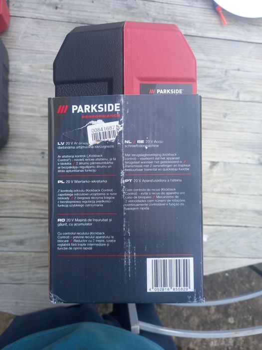 Aparafusador Pakside Performance 20V motor brushless 5 anos de garantia(sem escovas)