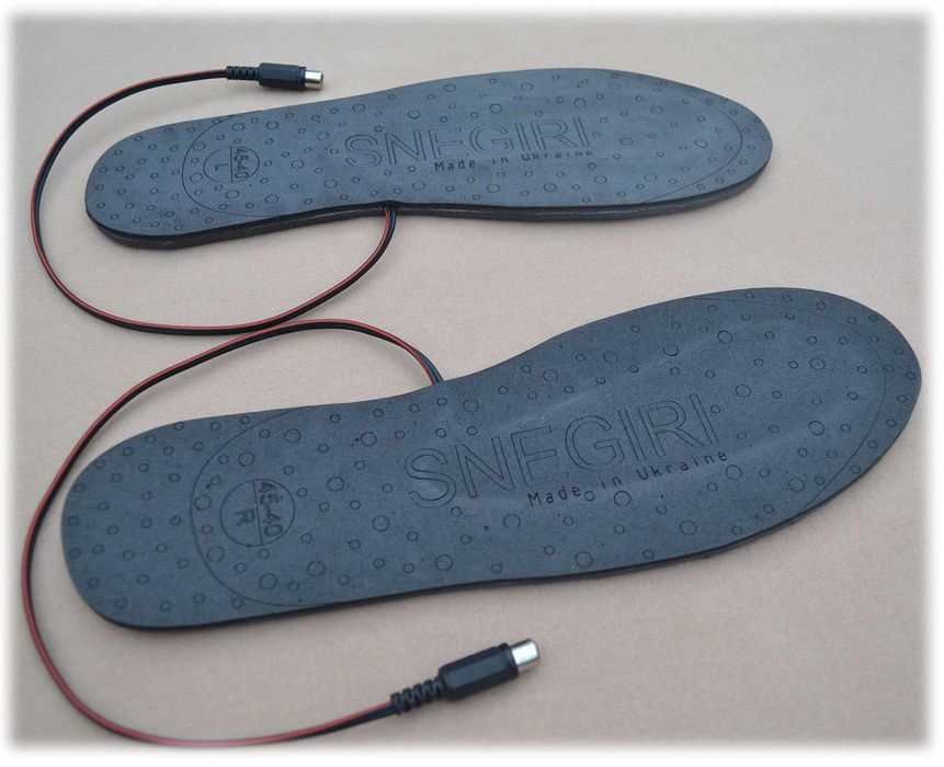 Стельки с подогревом -греют от USB, батареек, сети 220В, прикуривателя