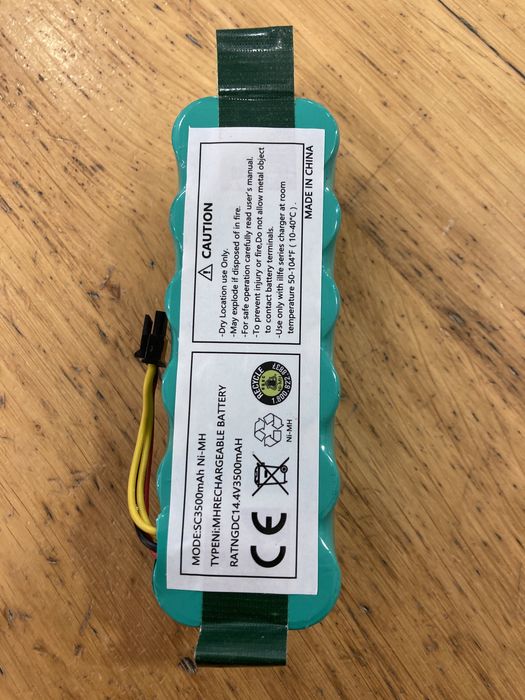 14.4V 3500mAh Battery for Midea, Kitfort, Haier, Panda, and Ecovacs Vacuum Cleaners64750654442371122