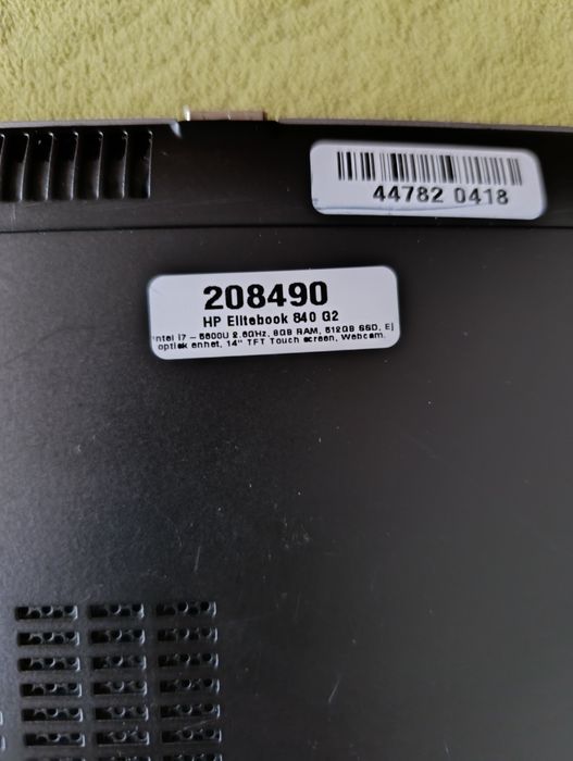 Laptop HP elitebook 840 G2-i7/8 GB ram/ SSD 256 GB/Windows 11 pro