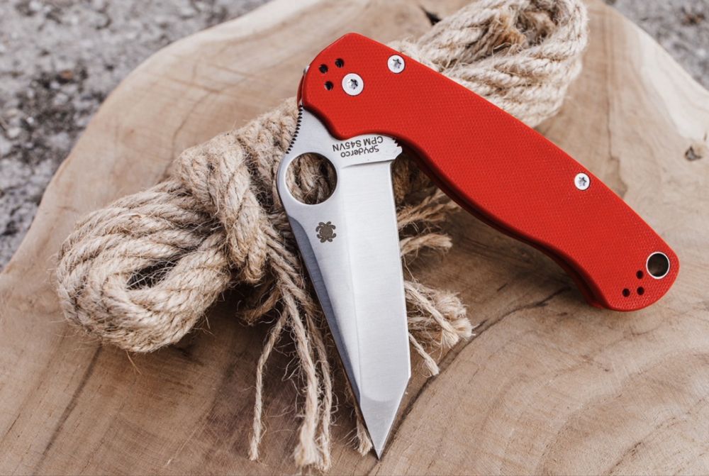 Nóż składany Spyderco Para Military 2 Exclusive Tanto