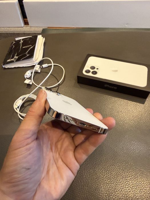 Iphone 13 PRO MAX SILVER 1 TB super stan