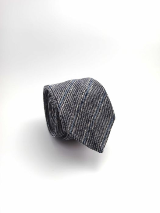 Pure new wool wełniany krawat w paski szkocki am140