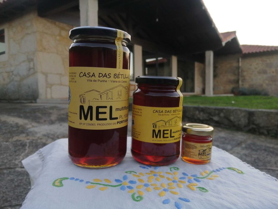 Mel multifloral (Gerês) e de eucalipto (Viana do Castelo)