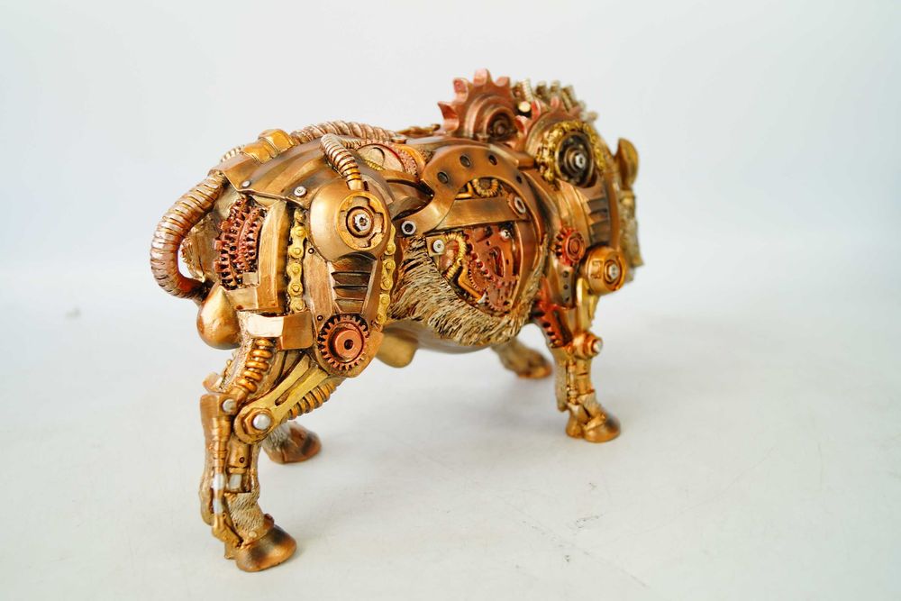 DZIK figura myśliwska rzeźba steampunk