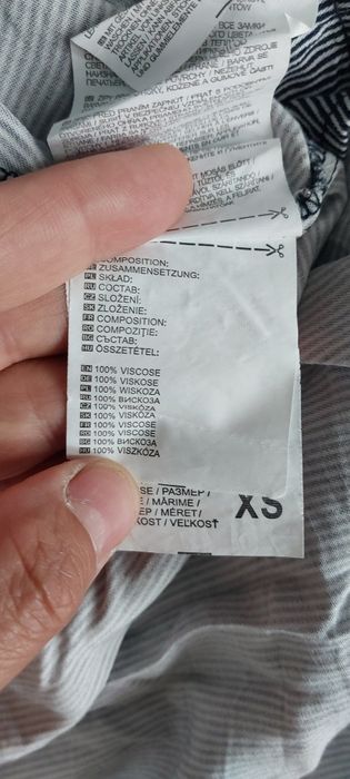 Bluzka top na lato tunika diverse M
