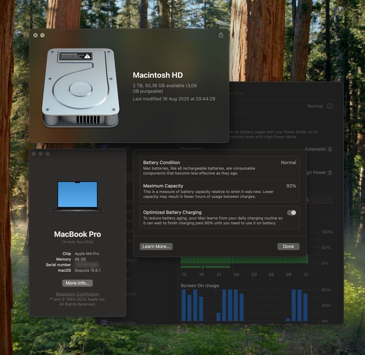 MacBook M4 Pro 14" 14CPU/20GPU,48GB/2TB,ubezpieczenie AppleCare+ 2LATA