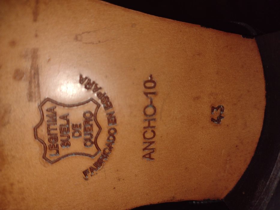 Туфлі класичні.  ANCHO, натуральна шкіра, розмір  42(28), Іспанія.