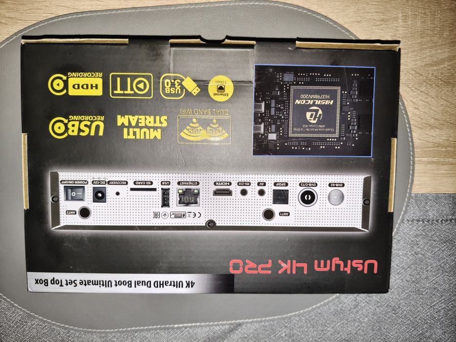 Tuner Ustym 4k Pro (enigma2,oscam) Combo DVB-T/SAT