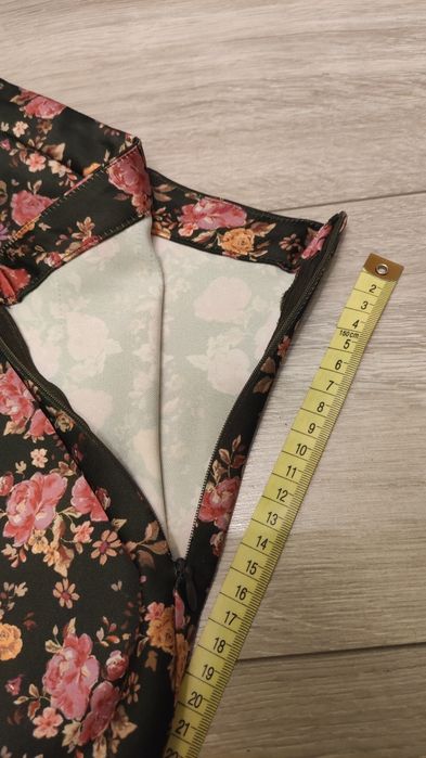 Długa spódnica damska dziewczęca Zara kwiecista