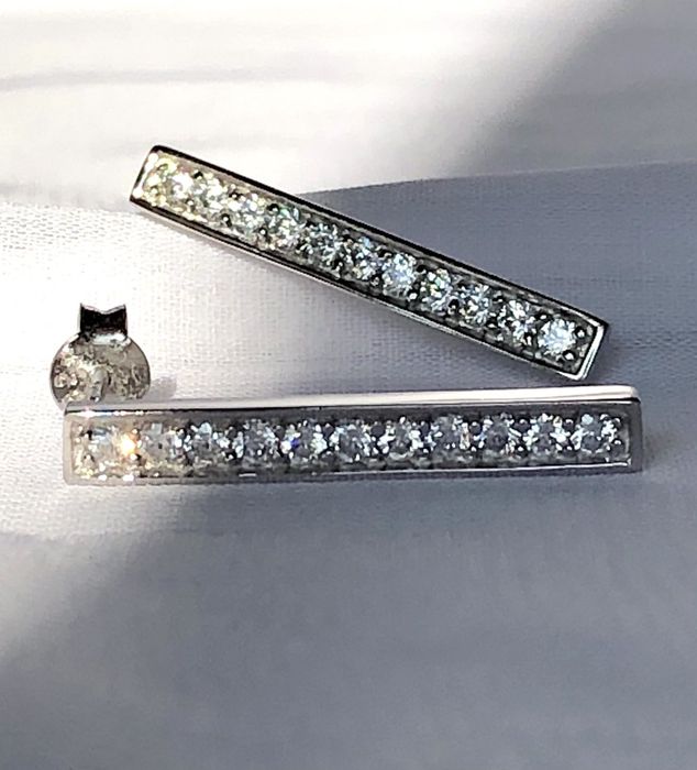 Знижка! Срібні сережки Sif Jacobs, цирконій