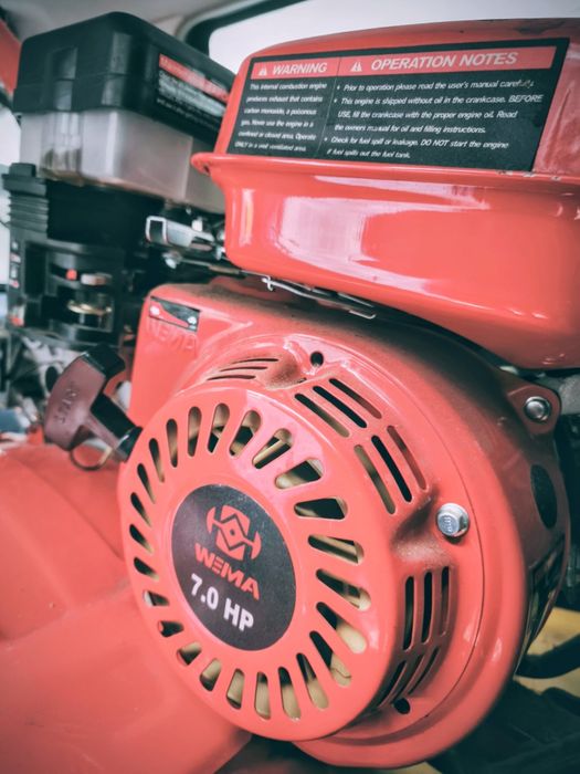Motoenxada WEIMA WM500 7HP – Nunca usada – com acessórios