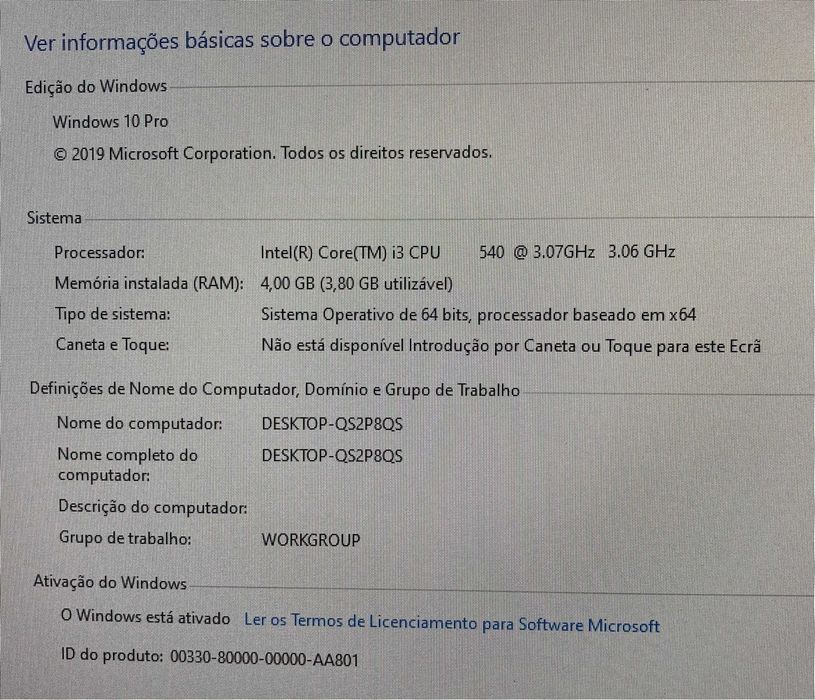 Computador Tsunami NOVO - com windows 10