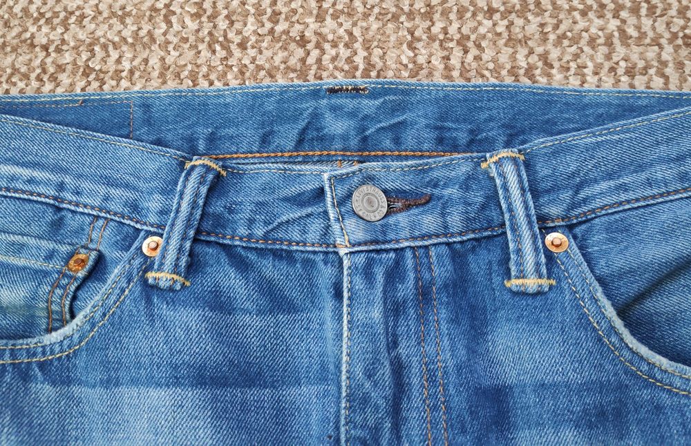 Levi's 508 regular taper fit джинсы оригинал W34 L32 голубые