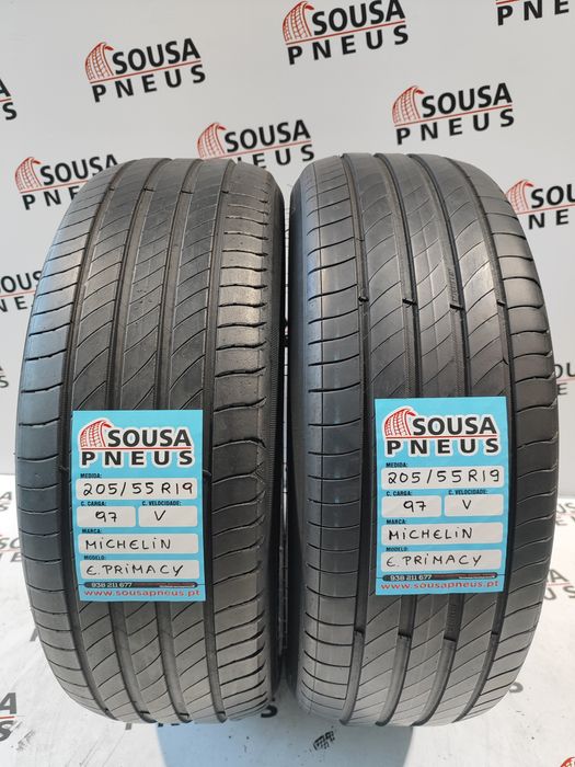 2 pneus semi novos 205-55R19 Michelin - Oferta dos portes