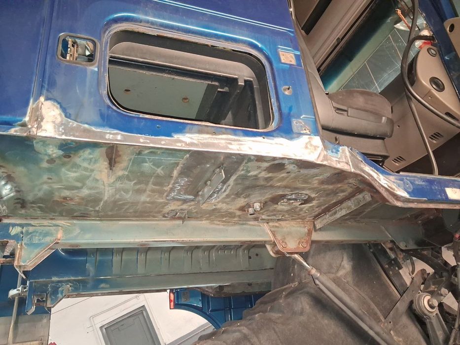 Зварювання порогів  Daf XF-105-106 ,Реставрація кабіни,Покраска