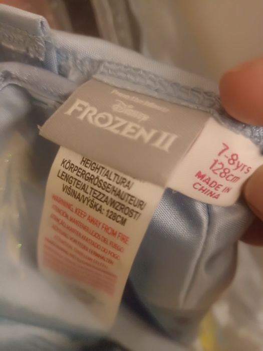 Disfarce Frozen 7-8 anos - 128 cm