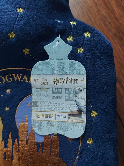 Harry Potter Hogwarts termofor 750ml z pokrowcem ala welurowy Empik