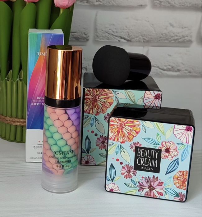 Набір ( кушон + база під макіяж)